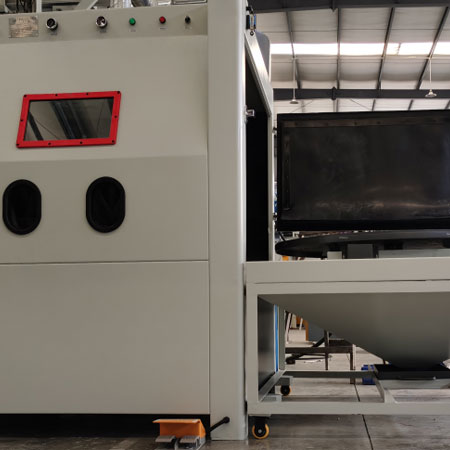 武威无尘喷砂机半自动模具喷砂机